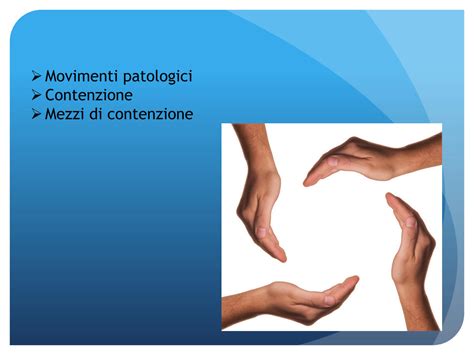 schema che illustra le tecniche di contenzione fisica