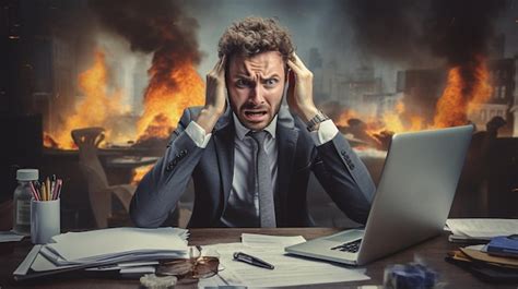 Persona stressata prima di una presentazione
