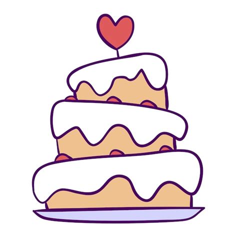 Illustrazione di una torta stilizzata con elementi psicologici