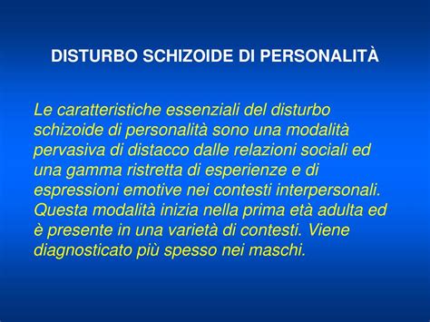 Diagramma che confronta i sintomi del Disturbo Schizoide, Schizotipico e Evitante