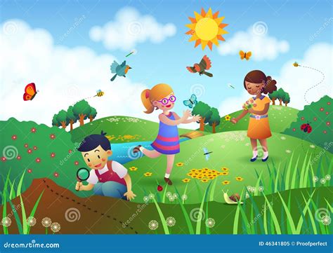 bambini che giocano in un ambiente protetto