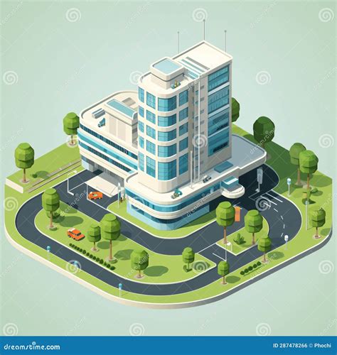 Struttura ospedaliera con cartello indicante 