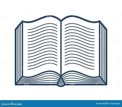 Icona di un libro aperto con simboli psicologici