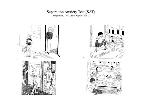 Esempio di vignetta dal Separation Anxiety Test (SAT)