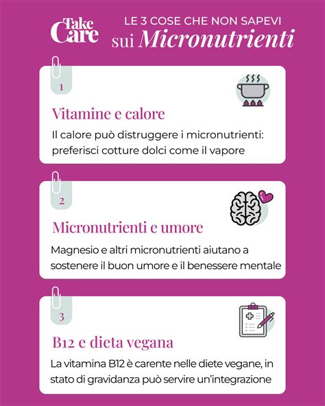 Infografica sui micronutrienti essenziali per la funzione cerebrale