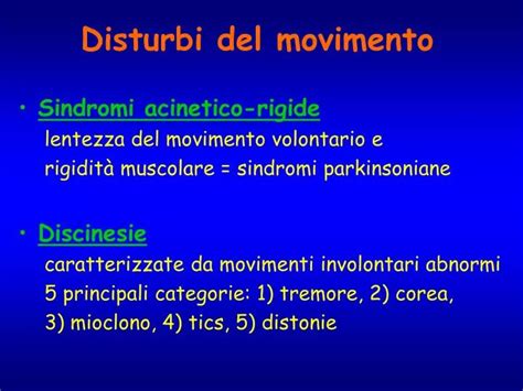 Diagramma che illustra le differenze tra Disturbo del Movimento Stereotipato e Disturbi da Tic