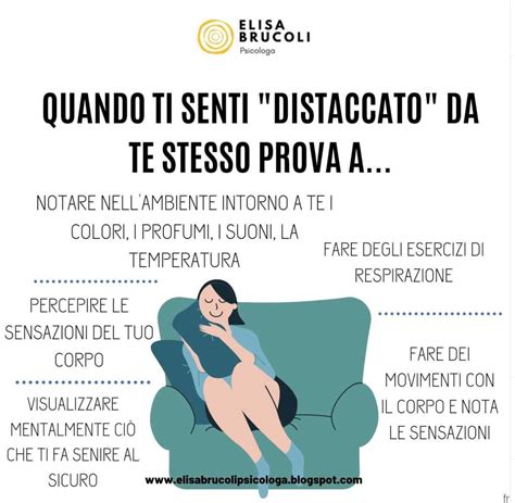 Diagramma che illustra le differenze tra depersonalizzazione (distacco da sé) e derealizzazione (distacco dall'ambiente).