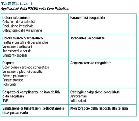 Diagramma che illustra i diversi componenti delle cure palliative