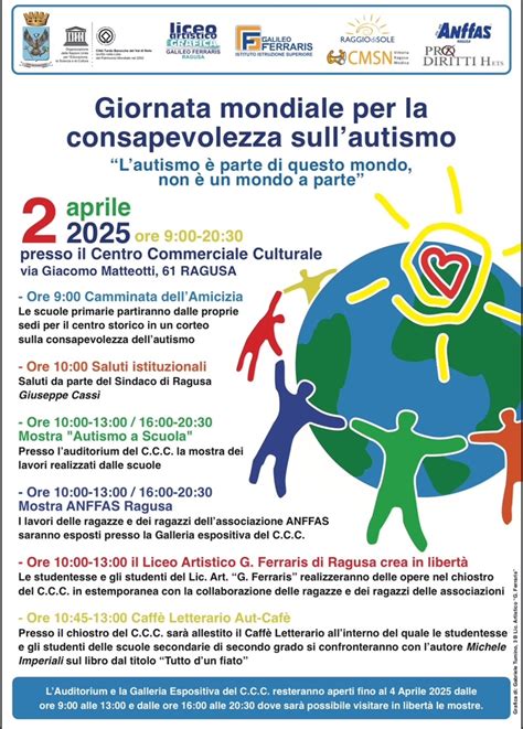 Manifestazione per la Giornata Mondiale della Consapevolezza sull'Autismo