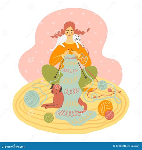 bambino che lavora a maglia