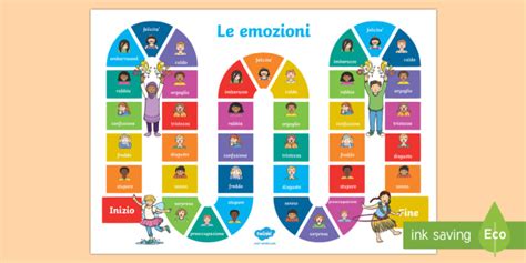 bambini che giocano con un gioco sulle emozioni
