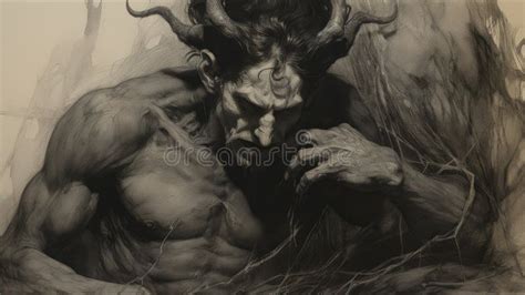 Illustrazione di un demone notturno
