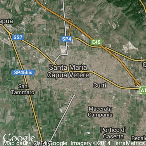 Mappa di Santa Maria Capua Vetere con indicazione dello studio medico