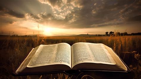 Una Bibbia aperta su un pulpito vuoto
