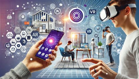 Schema che illustra la sovrapposizione di elementi digitali su un ambiente reale nella realtà aumentata