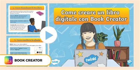 Schermata di un libro digitale interattivo