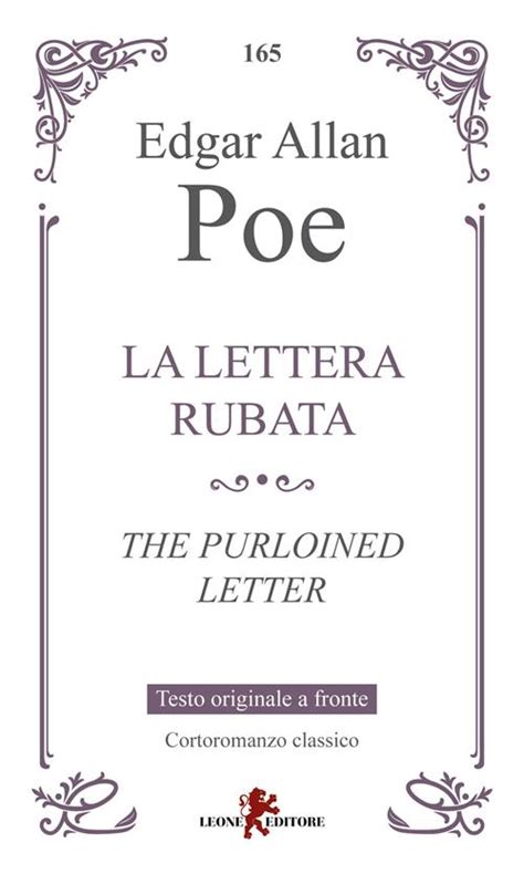 La lettera rubata di Edgar Allan Poe