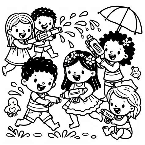 Bambini che giocano separatamente