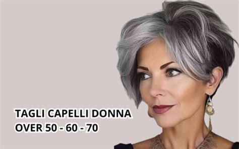Donna con capelli bianchi eleganti e curati