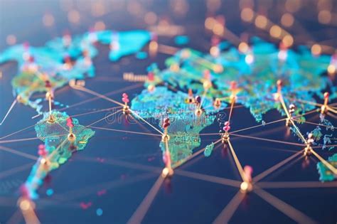 Mappa del mondo con frecce che indicano collegamenti tra università e paesi