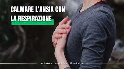 Infografica sulle tecniche di respirazione per l'ansia