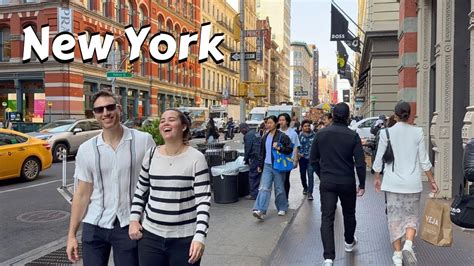 Young Holden walking through New York City