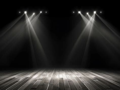 Illustrazione di una persona sul palco sotto i riflettori, accolta da un pubblico applaudente