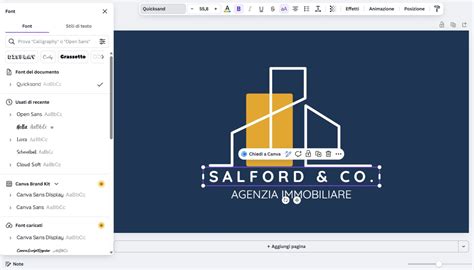 Immagine concettuale di un logo aziendale moderno con accenti magenta