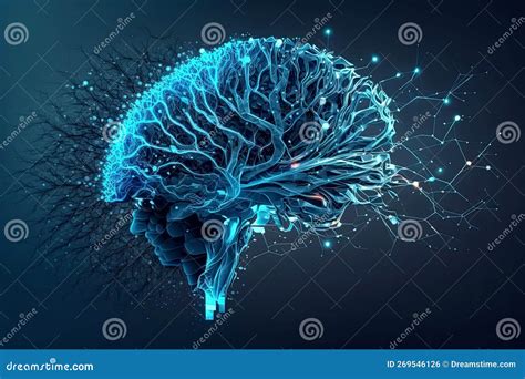 Illustrazione stilizzata del cervello umano con connessioni neurali