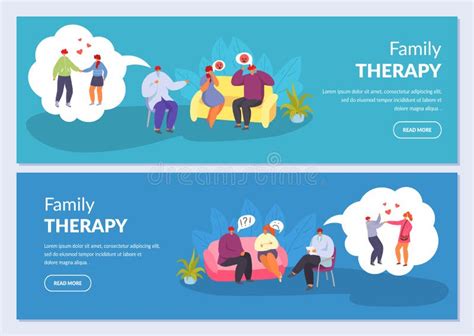 Illustrazione di una sessione di psicoterapia familiare