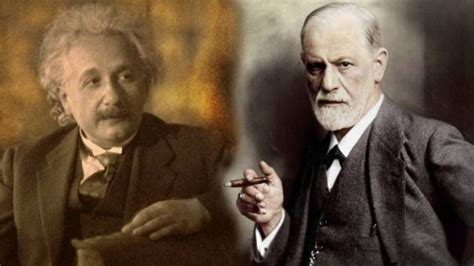 Albert Einstein e Sigmund Freud in conversazione