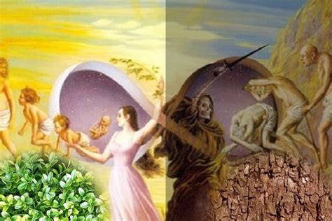 Illustrazione simbolica del conflitto tra Eros e Thanatos