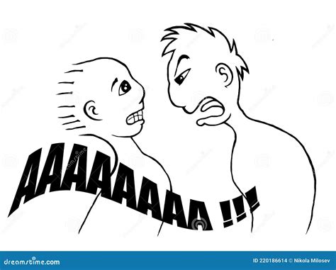 Persona che urla durante una discussione
