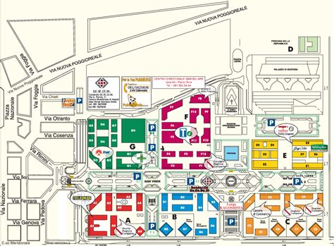 Mappa del Centro Direzionale di Napoli