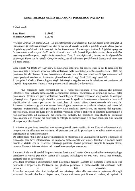 Relazione terapeuta-paziente