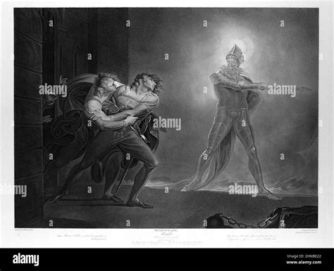 Scena del fantasma che appare ad Amleto