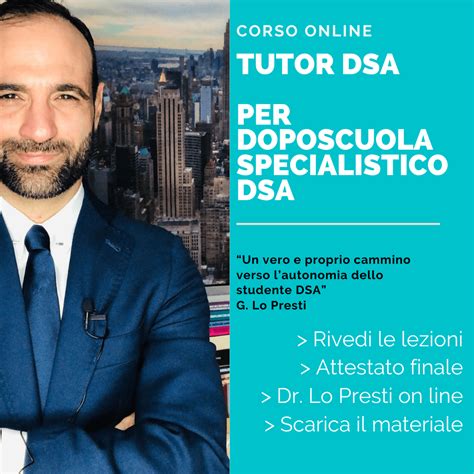 Manifesto di un corso di formazione per tutor DSA