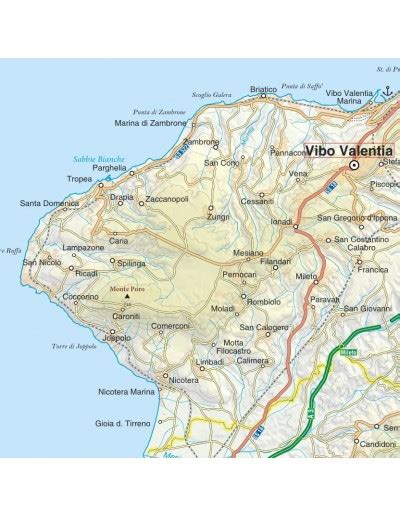 Mappa di Vibo Valentia con indicazione della via
