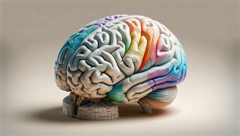 Illustrazione concettuale del cervello umano con aree illuminate che rappresentano la coscienza e l'inconscio