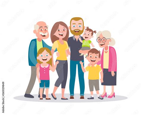 Illustrazione di una famiglia che partecipa a una terapia
