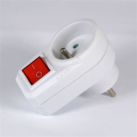 presa elettrica con interruttore integrato