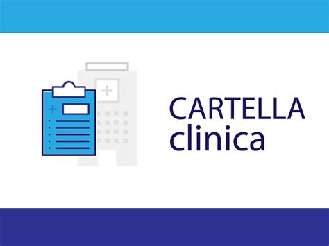 Cartella clinica aperta su una scrivania