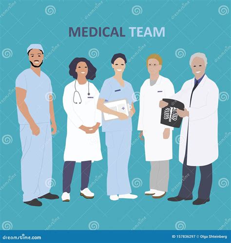 Illustrazione di professionisti sanitari in riunione