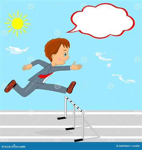 illustrazione di una donna che supera ostacoli