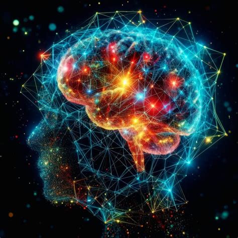 Illustrazione stilizzata del cervello con connessioni neurali evidenziate