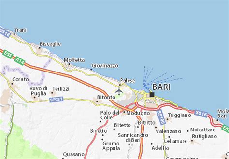 Centro di formazione APS Angels con mappa di Santo Spirito, Bari