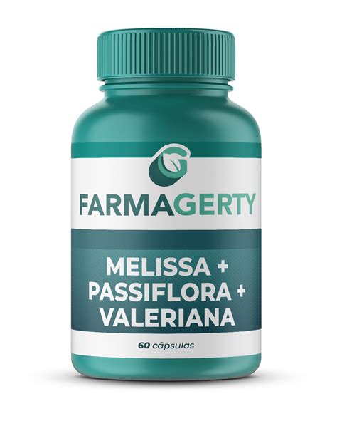 Immagine di erbe medicinali: Valeriana, Melissa, Passiflora