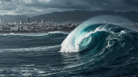 Immagine simbolica di uno tsunami digitale