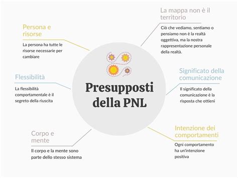 Infografica sui presupposti della PNL