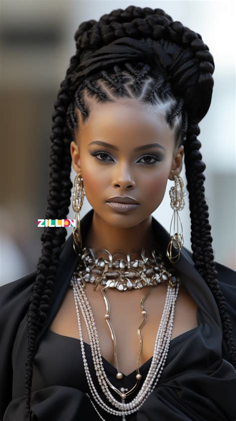 Donne africane con trecce intricate